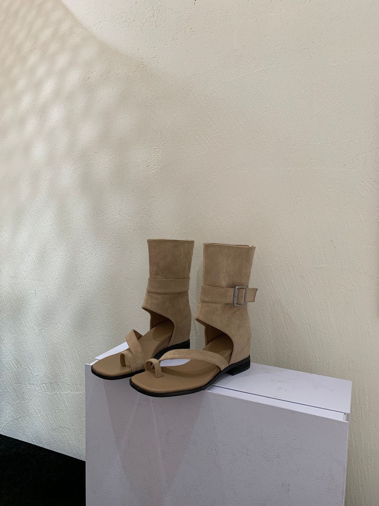 Summer Flip-flops Flat Toe Ring Height Sandals