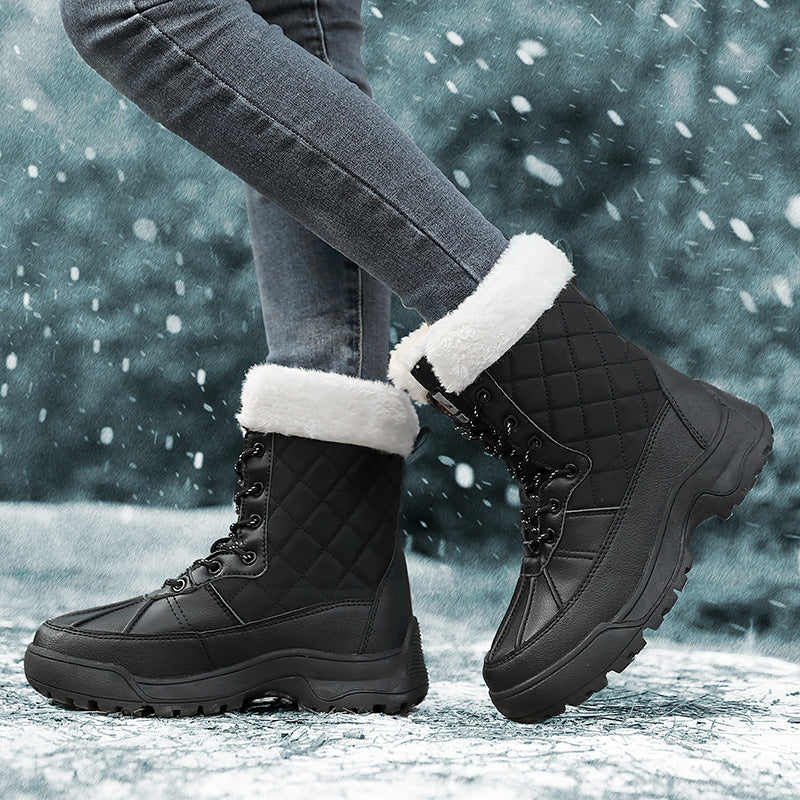 Women's Winter Plush Insulated Comfortable Sports Outdoor Snow Boots