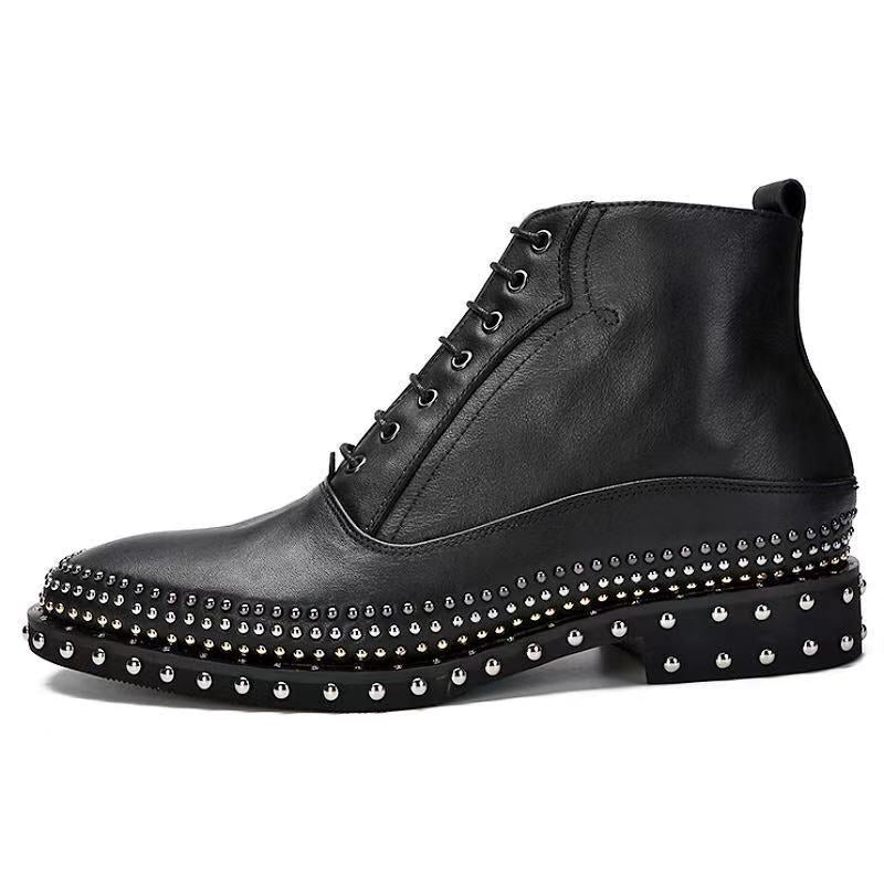 Men's Full Grain Cow Derby Trendy Formal Leather Shoes