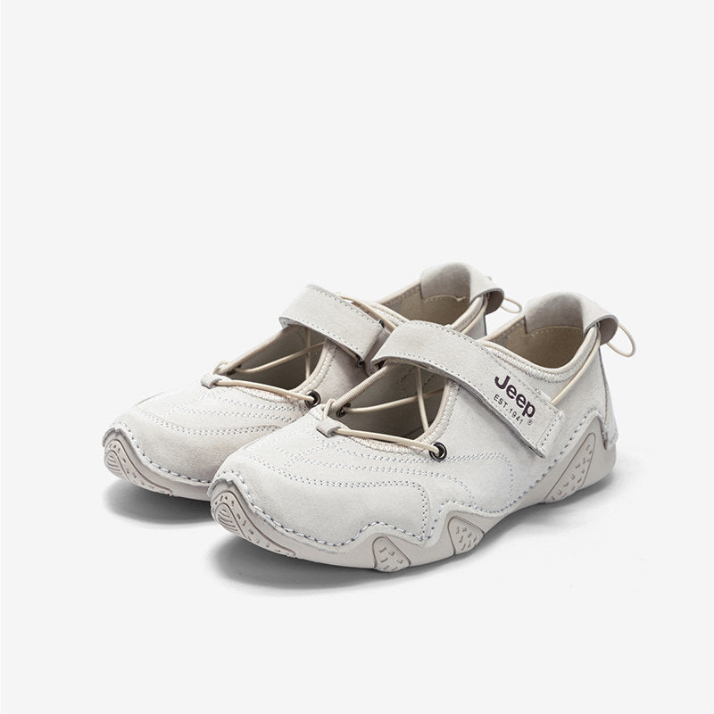 Women's Jeep Sports Mary Jane French Shallow Mouth Pumps Soft Women's Casual Shoes