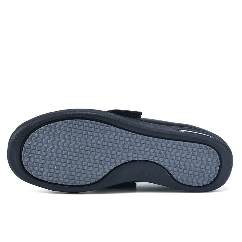 Men's Versatile Trendy Velcro Comfortable Lightweight Leather Shoes