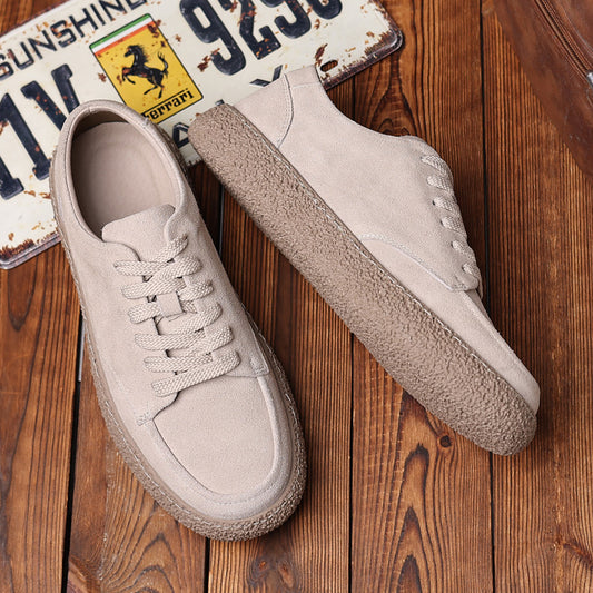 Men's Soft Bottom Genuine Retro British Board Casual Shoes