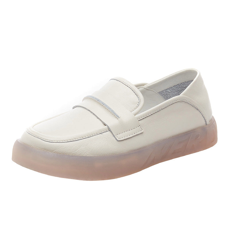 Women's Pumps Round Toe Tendon Bottom One Casual Shoes