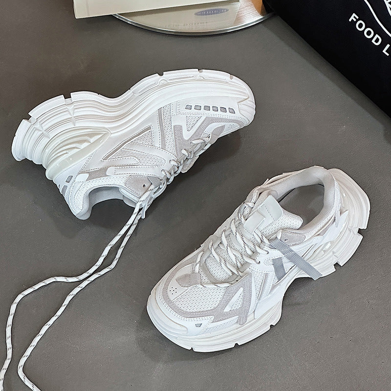 Women's & Men's European Goods Dad Heightened Springtide Cool Color Sneakers