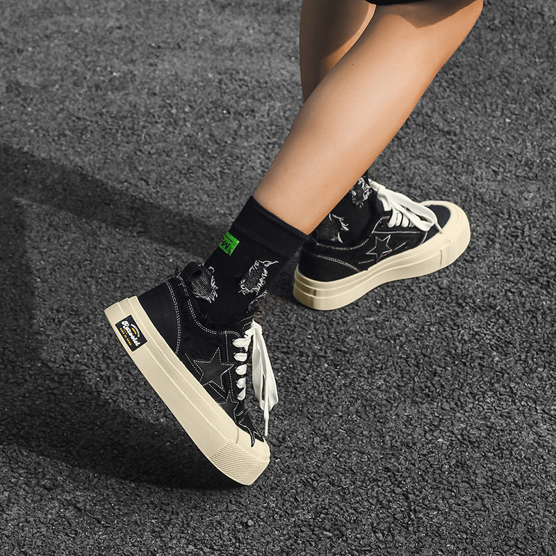 Men's Niche Star Summer Versatile Couple Platform Sneakers