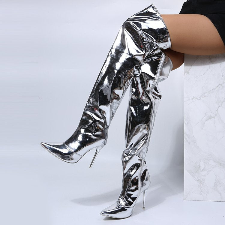 New Glamorous Autumn Sier Stiletto Size Boots