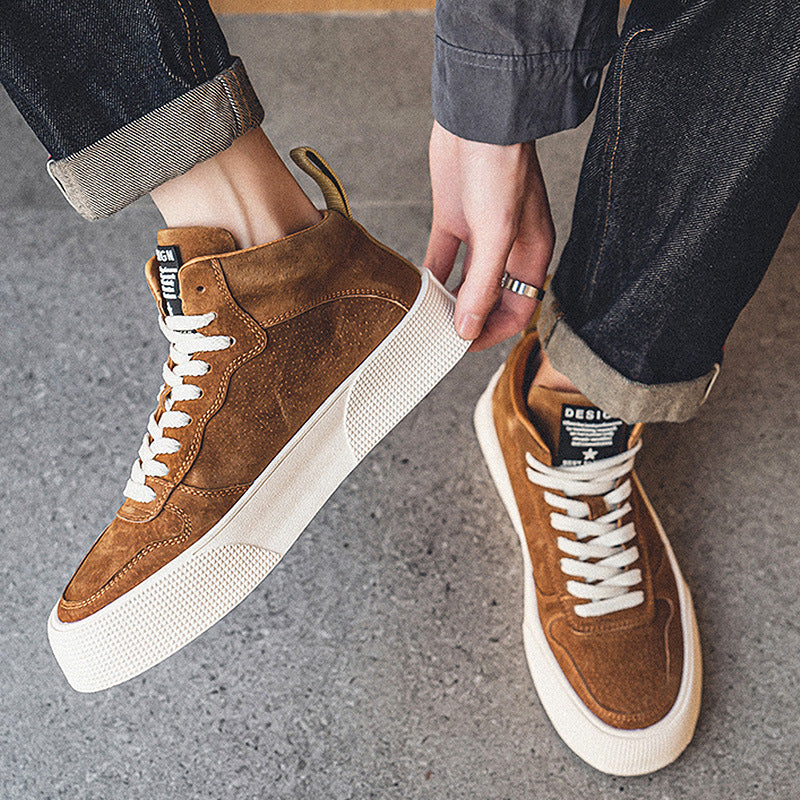 Men's Plus Veet Working Wear Board Winter Fashion Sneakers