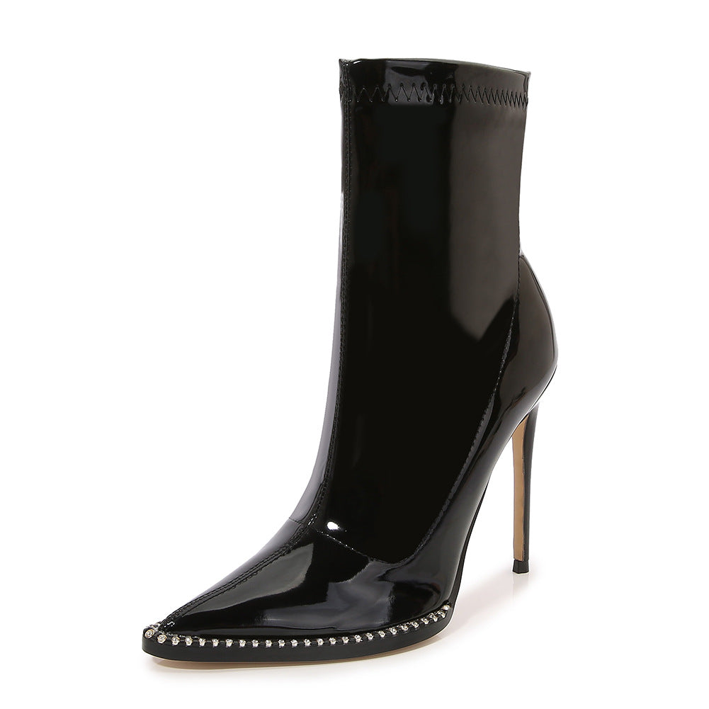 Women's Stiletto Sexy Nightclubs Thinner Short Fashion Sold Boots