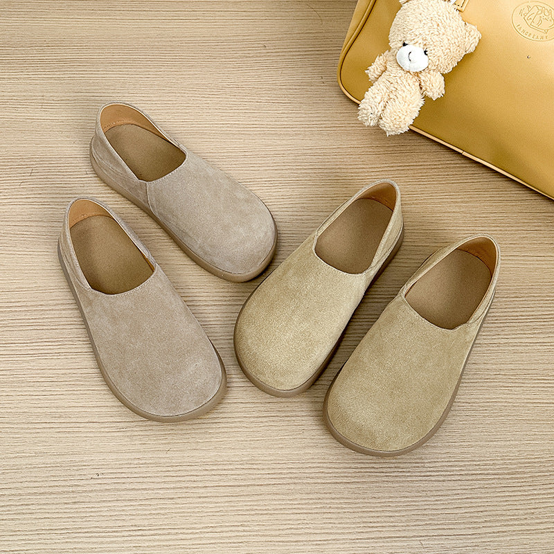 Women's Cap All-inclusive Single Lining Thick Bottom Casual Shoes