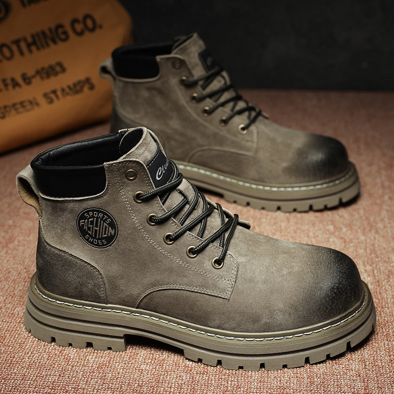 Increased Fashion Martin Autumn Trendy Breathable Boots