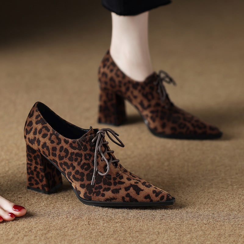 Women's Retro Pumps Spring Temperamental Minority High Women's Fashion Shoes