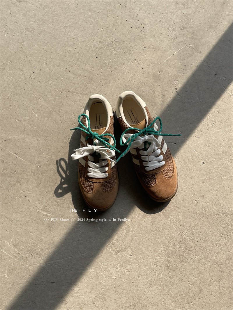 Super Soft Flat American Retro German Casual Shoes