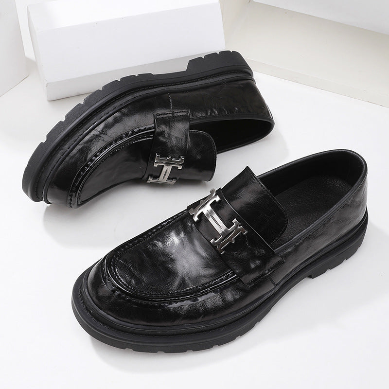 Men's Slip-on Business Formal Wear Korean Style Casual Shoes