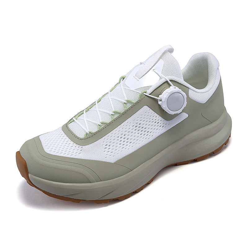 Men's Button Ultra Light Breathable Mesh Surface Sneakers