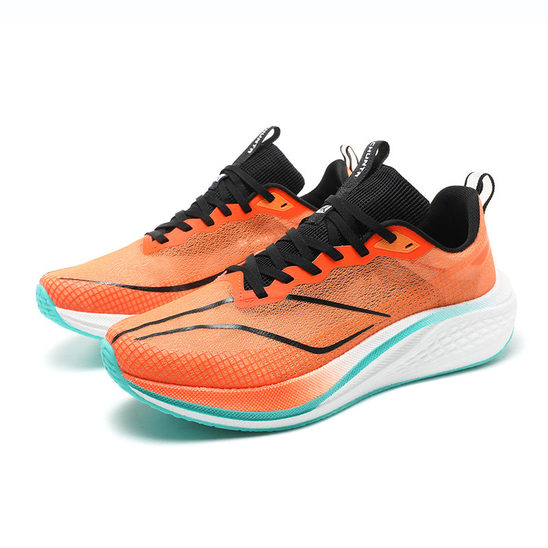 Men's Red Rabbit Carbon Plate Running Mesh Breathable Sneakers