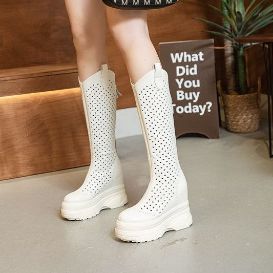 Women's Little Princess Patent Thin Long Mesh Heels