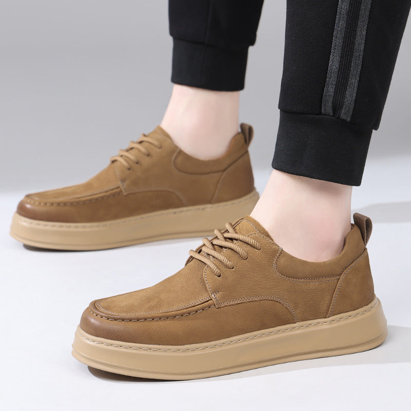 Men's Spring Genuine Thick Bottom Outdoors Commute Men's Casual Shoes