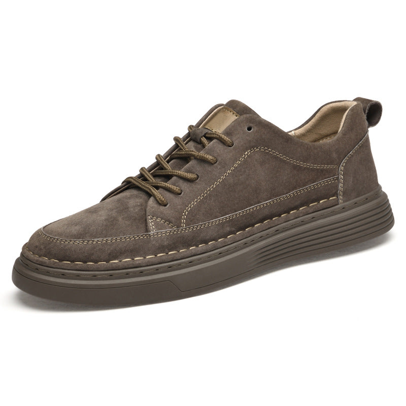 Men's Pier Layer Pigskin Fashion British Style Sneakers