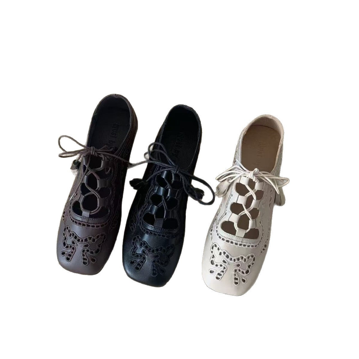 Women's Design Sense Cutout Pumps Commute Mori Women's Fashion Shoes