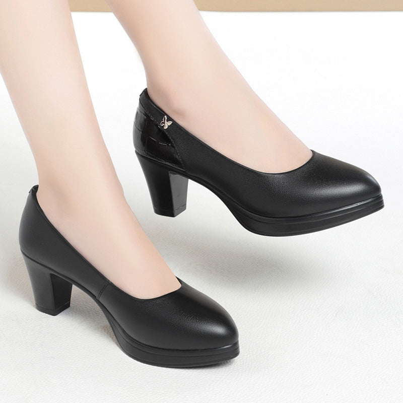 Women's Genuine Model Cheongsam Catwalk High Mother Women's Shoes