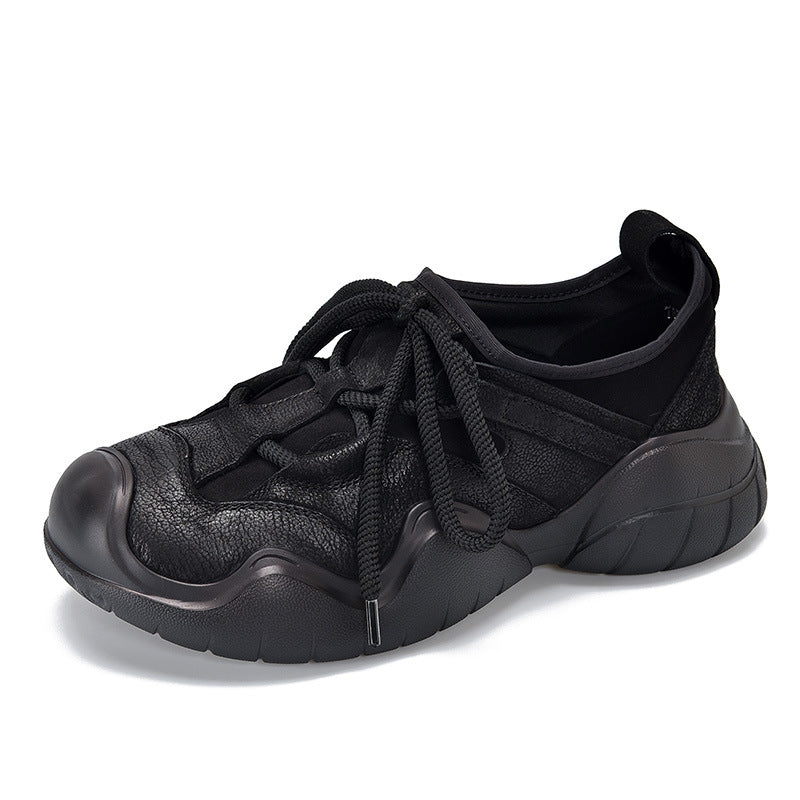 Women's Genuine Outdoor Retro Minority Top Layer Sneakers