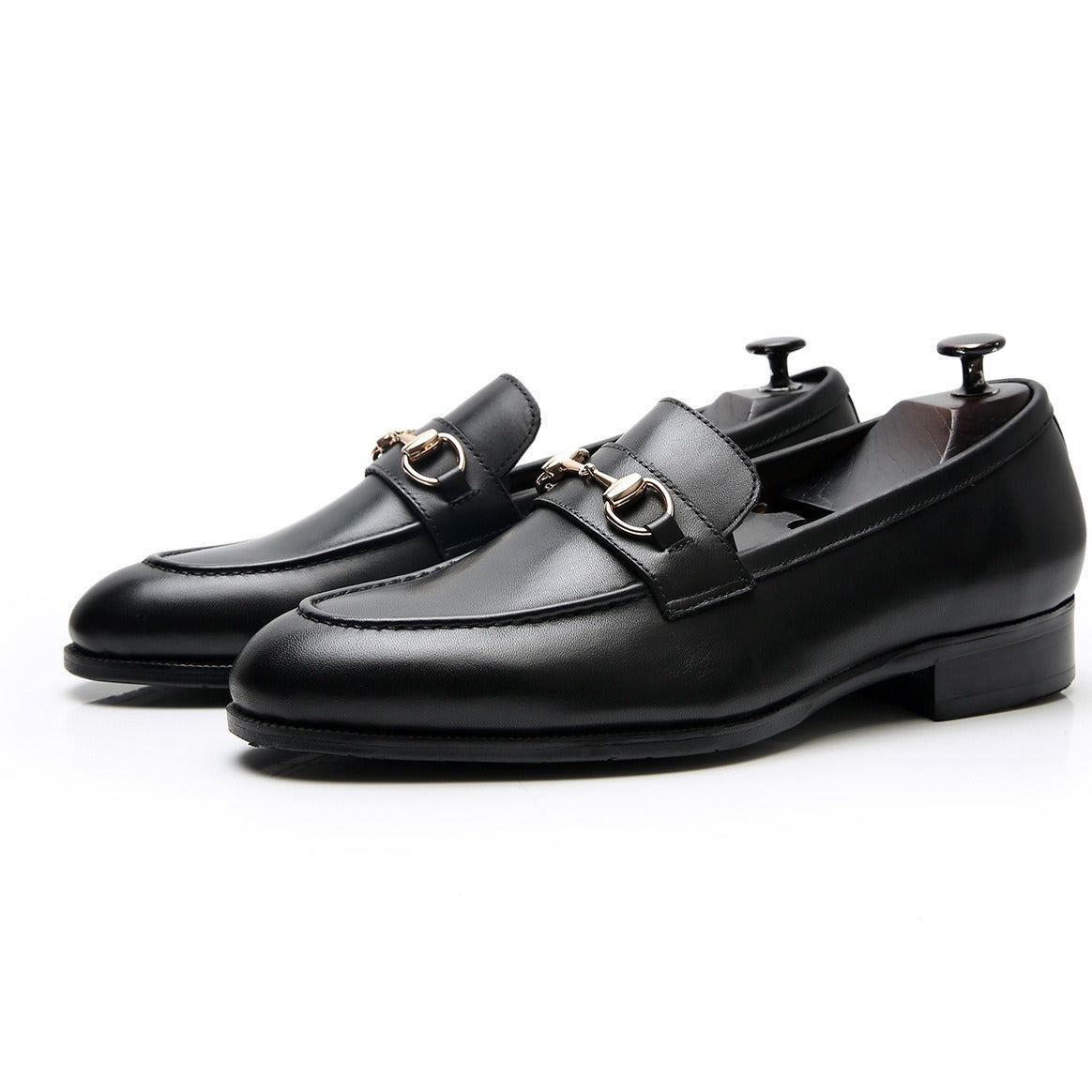 Men's Spring British Business Formal Wear Slip-on Leather Shoes