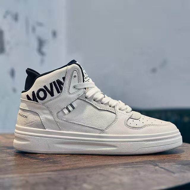 Women's Genuine High Top White Sports Board Women's Shoes