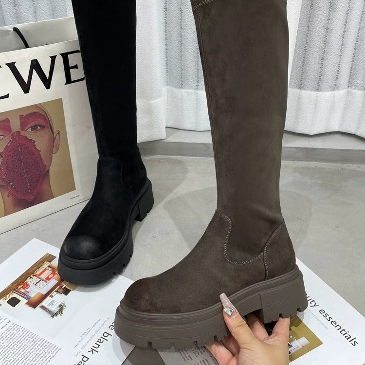 Women's Increasing Skinny Small High Leg Below Boots