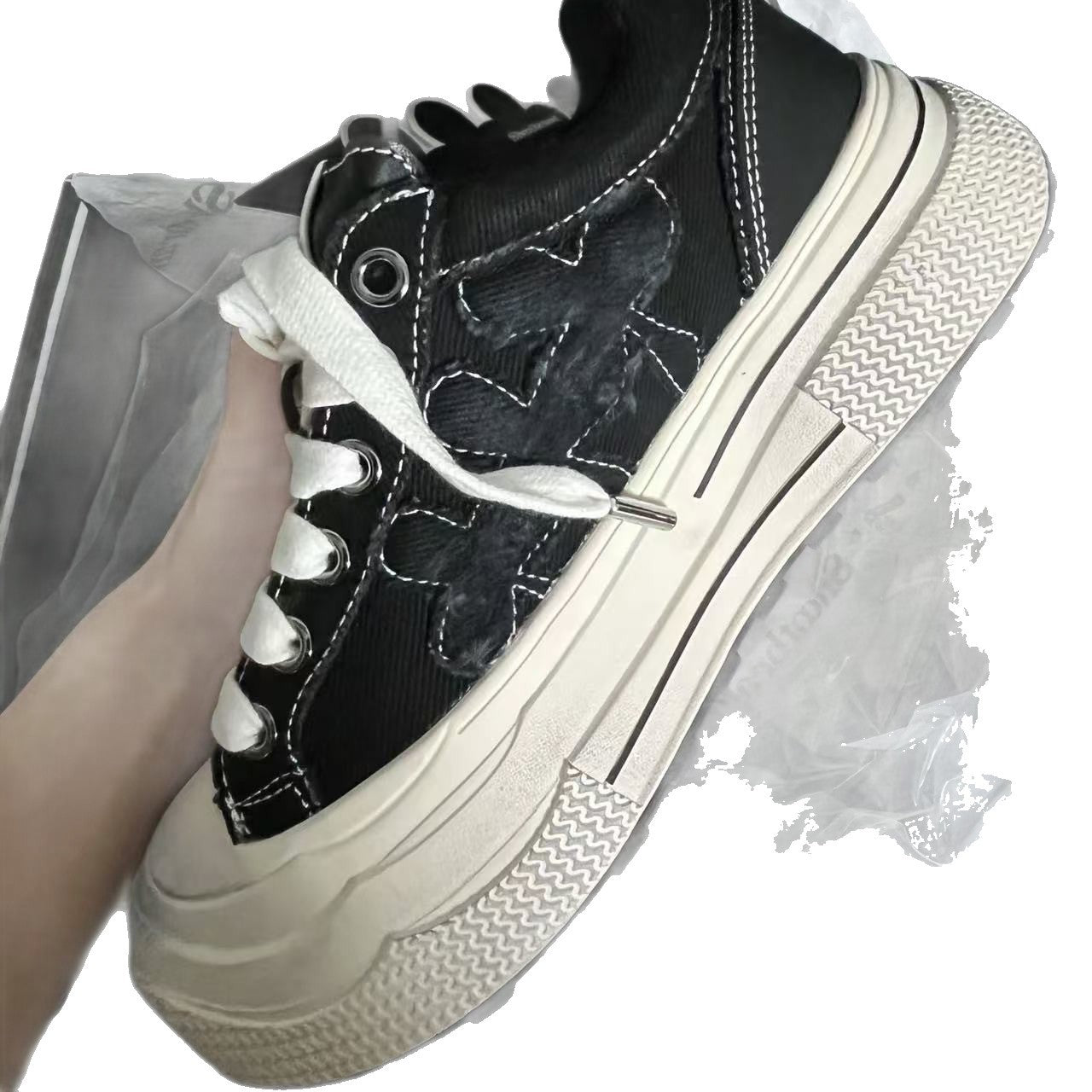 Women's & Men's Ensemble Series Retro Dirty Thick Bottom Sneakers