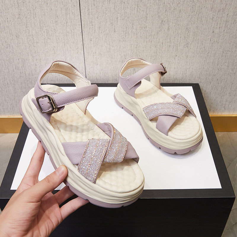 Women's Bottom Fairy Style Sports Rome Beach Casual Shoes