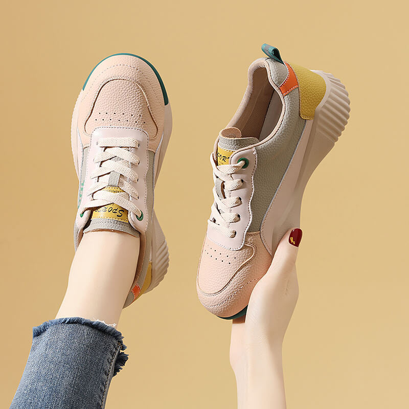 Women's Sports Flat Soft Bottom Fashion Mesh Casual Shoes