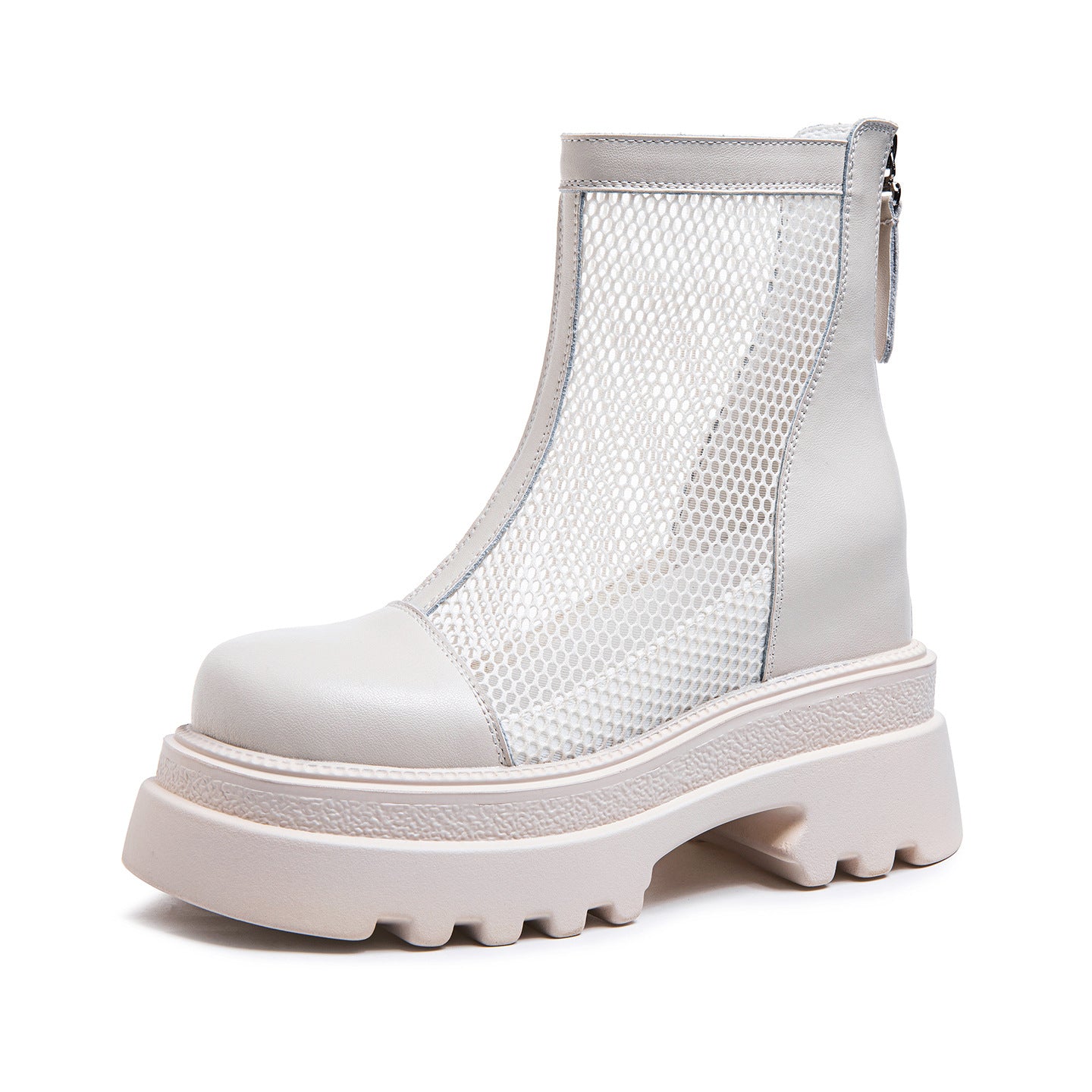 Women's Summer Short Thin Breathable Martin Versatile Women's Leather Boots