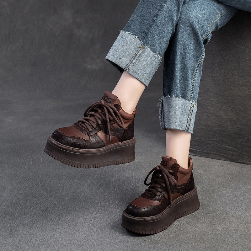 Women's & Men's Man Increased Distressed Color Pumps Matching Men's Shoes