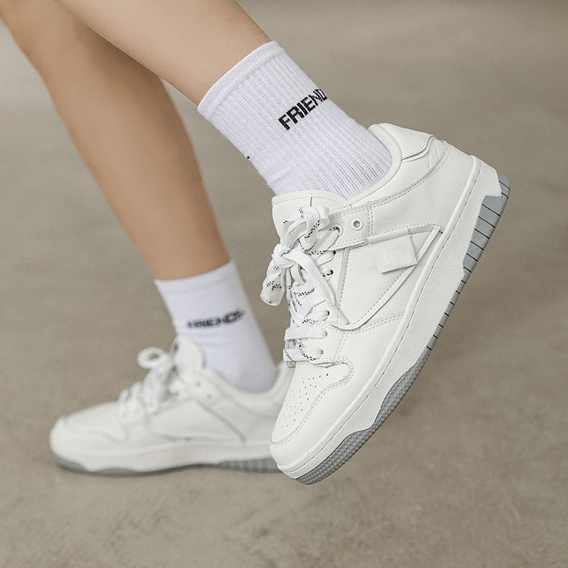 Men's Couple Unisex White Breathable Summer Sports Sneakers