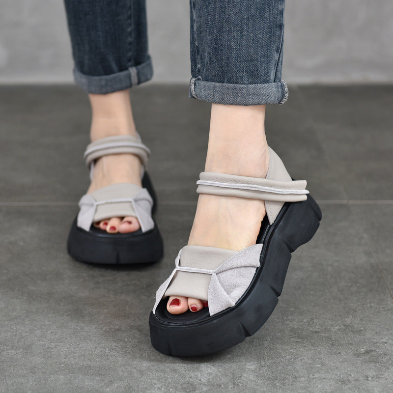 Women's Price Genuine Peep Toe Roman Summer Sandals