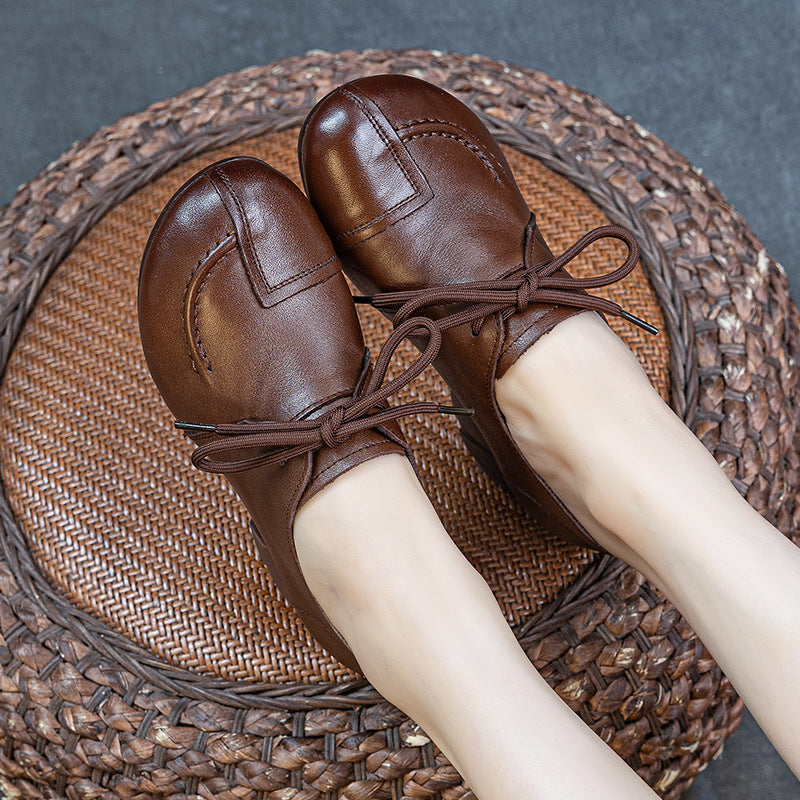 Women's Handmade Thick Soft Bottom Deep Mouth First Women's Fashion Shoes