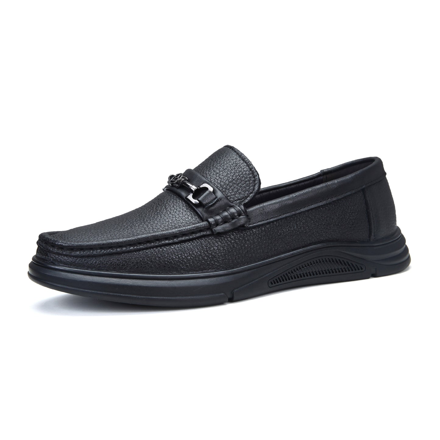 Men's Sheepskin Dad Autumn First Layer Calf Casual Shoes