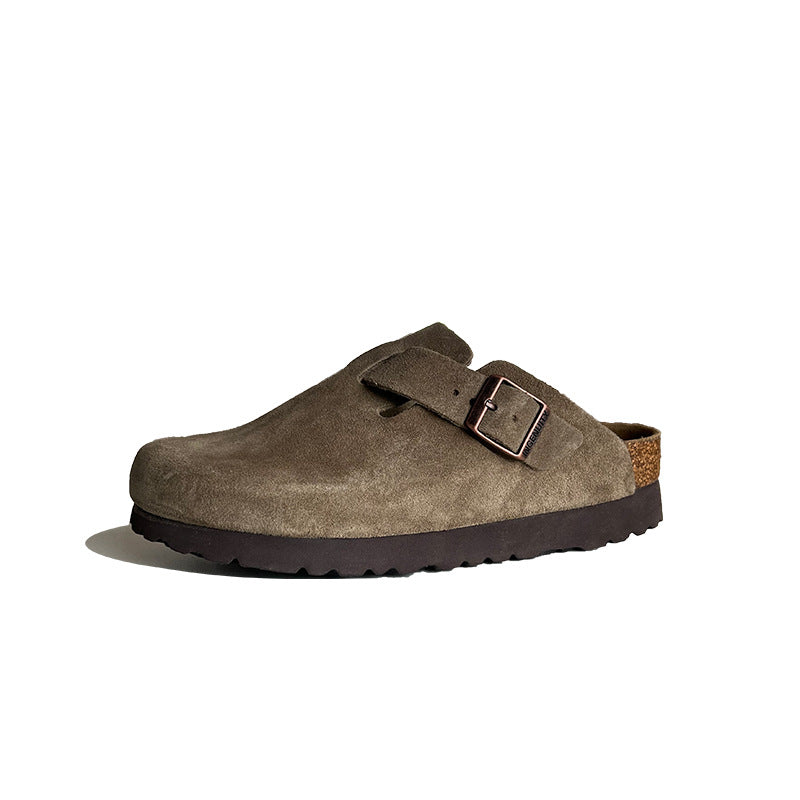 Women's Outdoor Thick Bottom Retro Closed Toe Casual Shoes