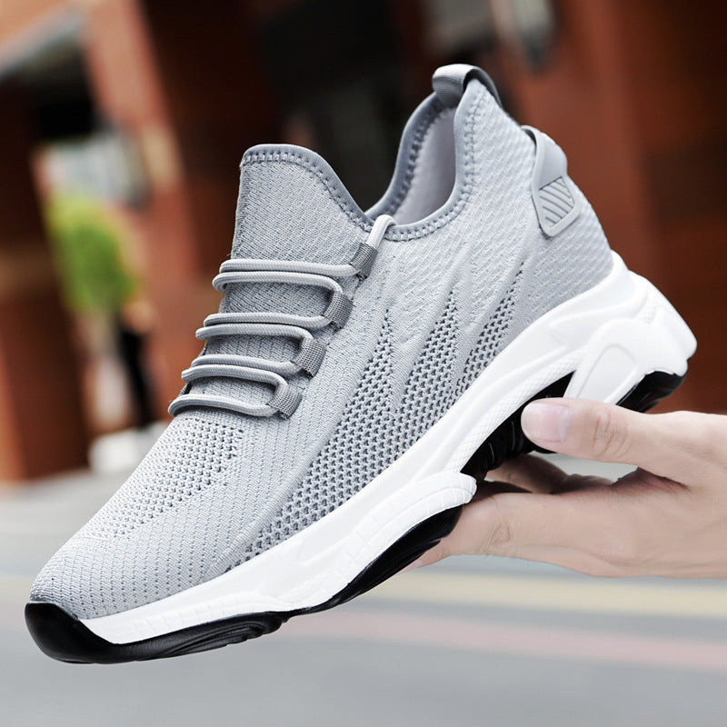 Men's Mesh Daddy Invisible Height Increasing Insole Sneakers