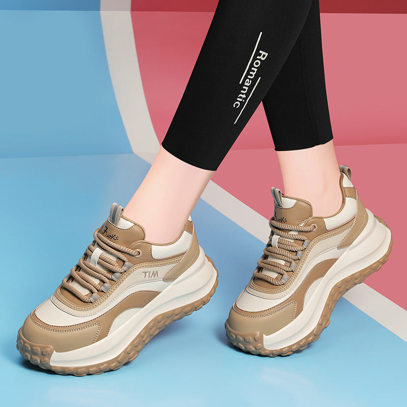 Women's New Platform Dad Fashion Versatile Sneakers