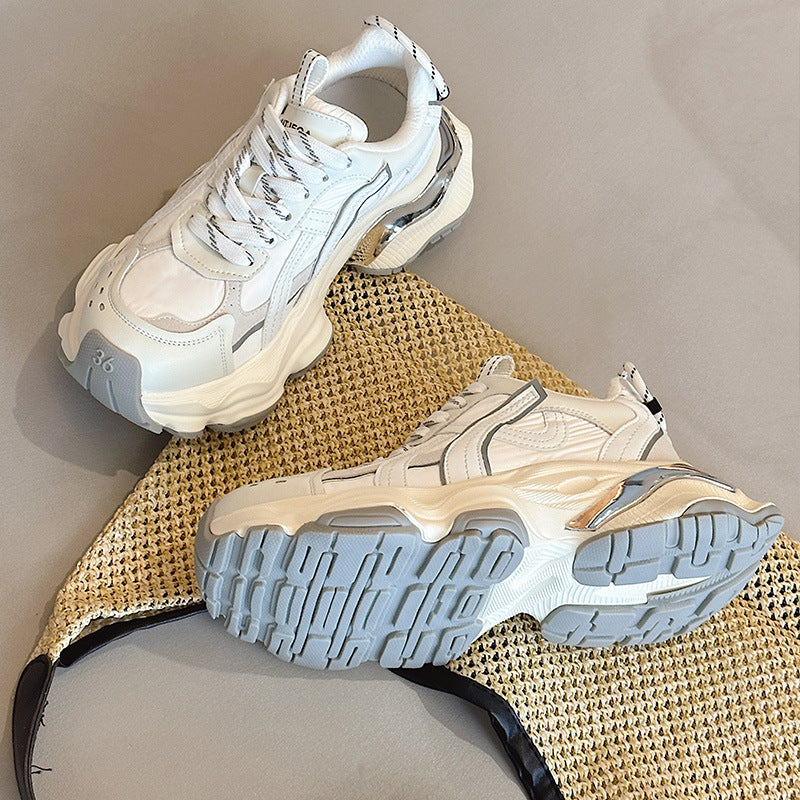 Women's & Men's Paris Dad Summer Thick Bottom Increased Sneakers
