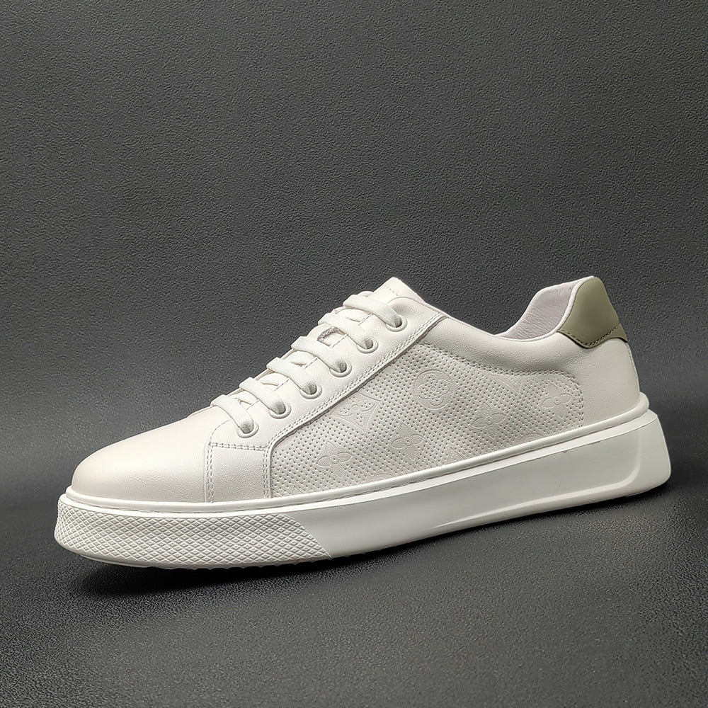 Men's New Trendy White Light Luxury Sneakers