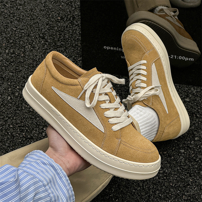Men's Spring Training Lovers Platform Sports Height Sneakers