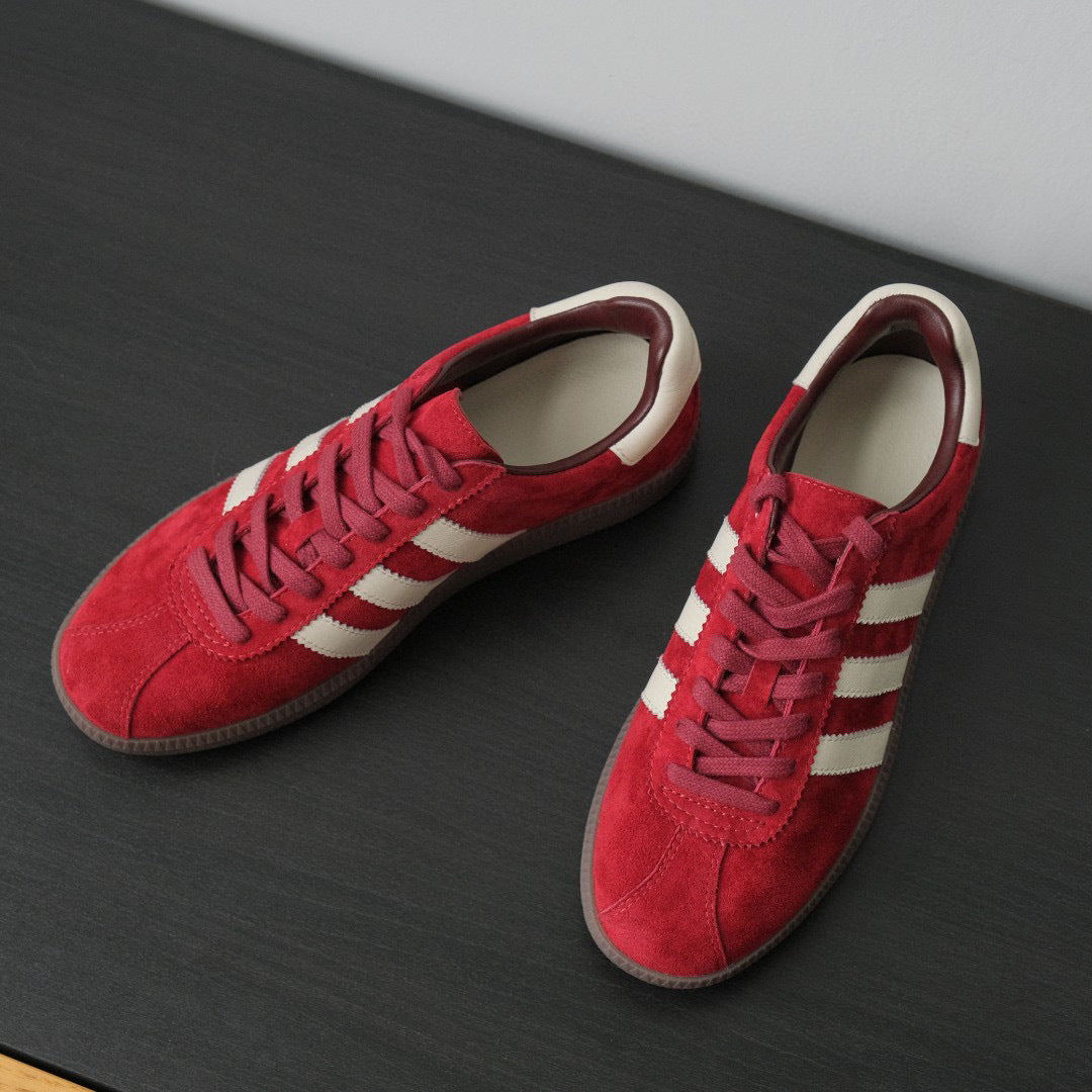 Retro Comfort German Training Red Genuine Sneakers