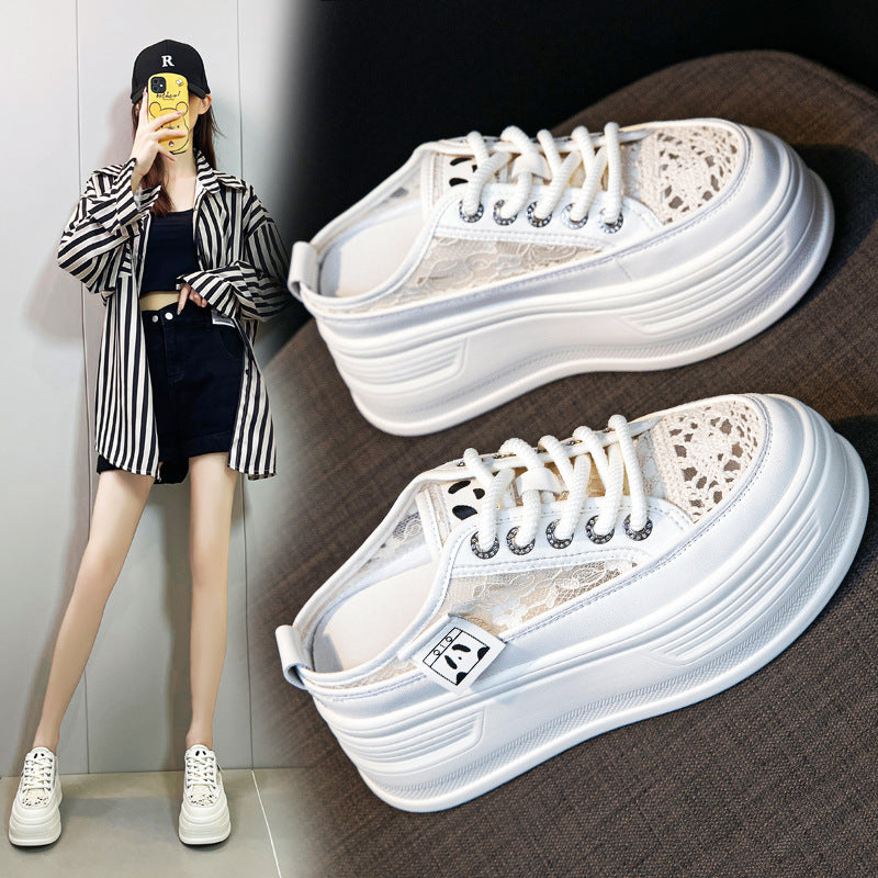 Women's Platform Summer Outdoor Small Closed Toe Slippers