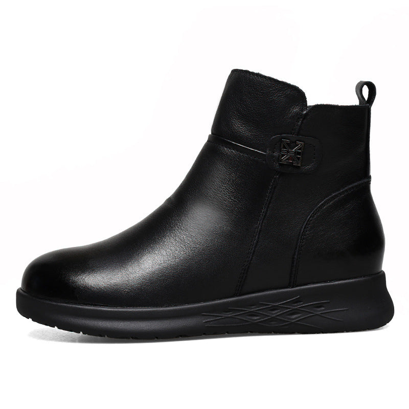 Cotton Short Winter Warm Tire Fleece-lined Snow Boots