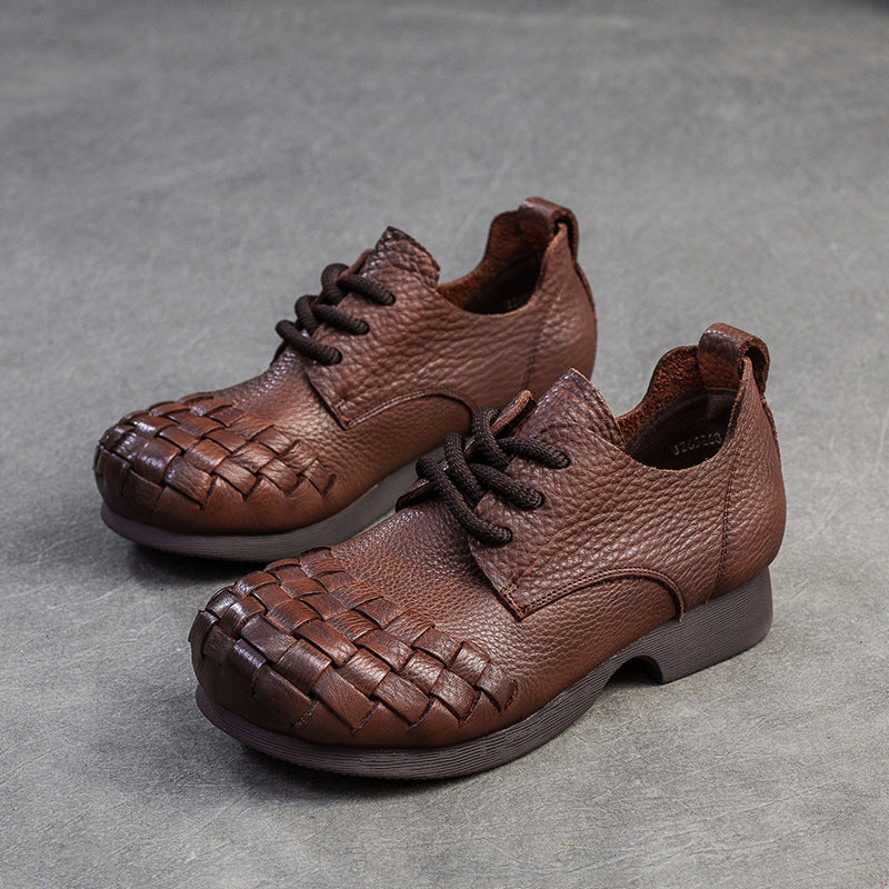 Women's Shu Autumn First Layer Cowhide Comfortable Men's Shoes