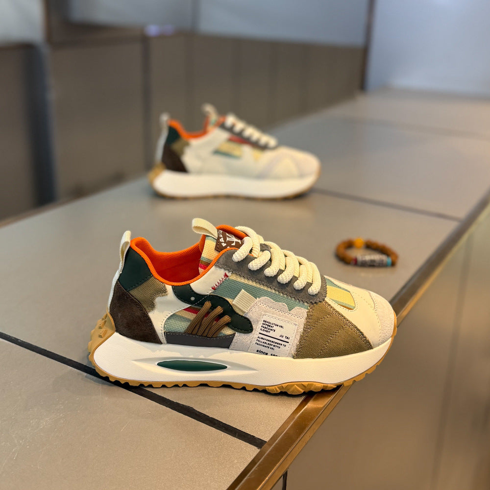 Men's Dad Trendy Light Luxury Fashion Color Men's Shoes