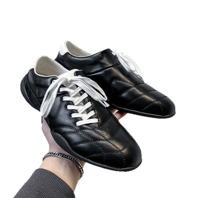 Men's German Training Spring Flat Black Women's Fashion Shoes