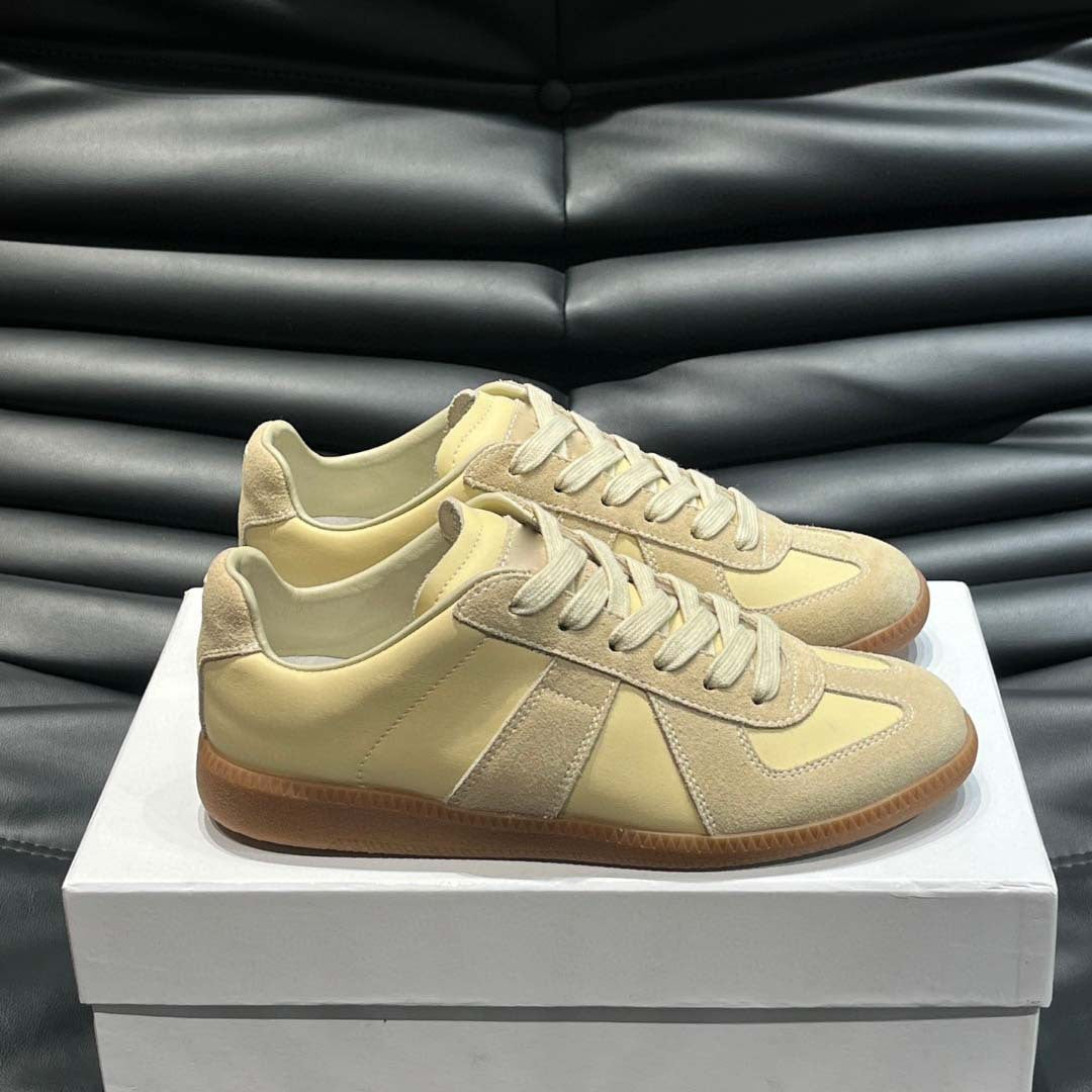 Women's & Men's German Training Flat Genuine Platform Lovers Men's Board Shoes